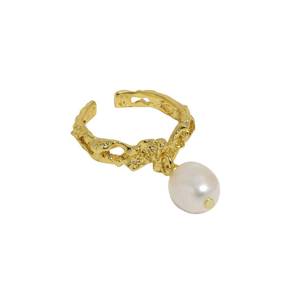 Minimalist Pearl Ring