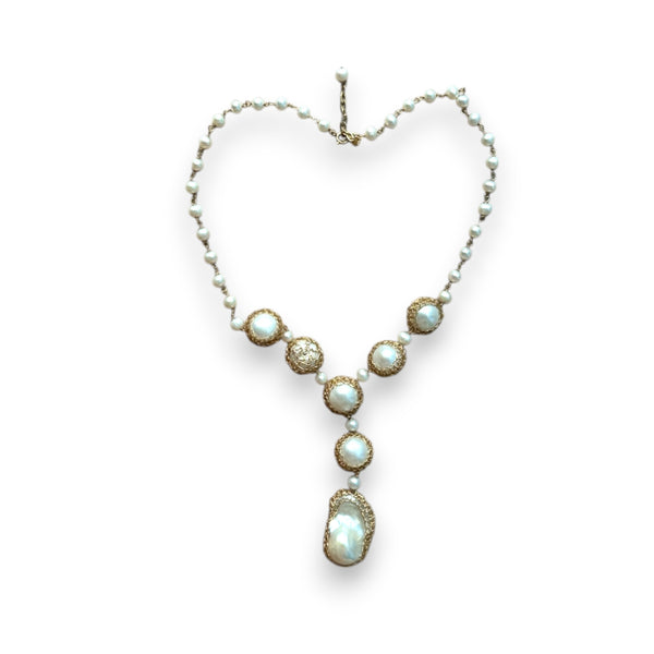 Handwoven Pearl Elegance